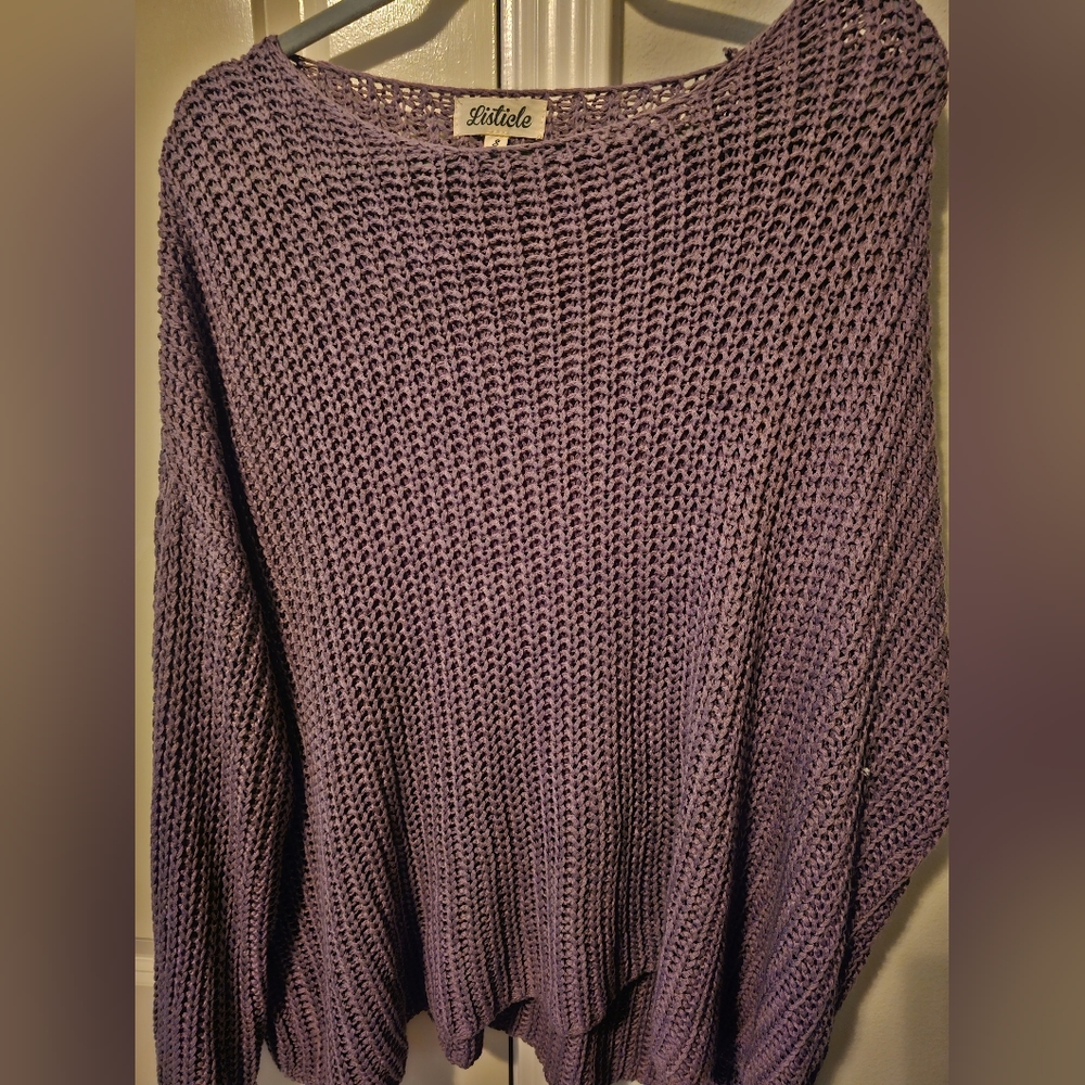 Listicle Oversized Sweater